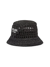Woven Fabric Bucket Hat