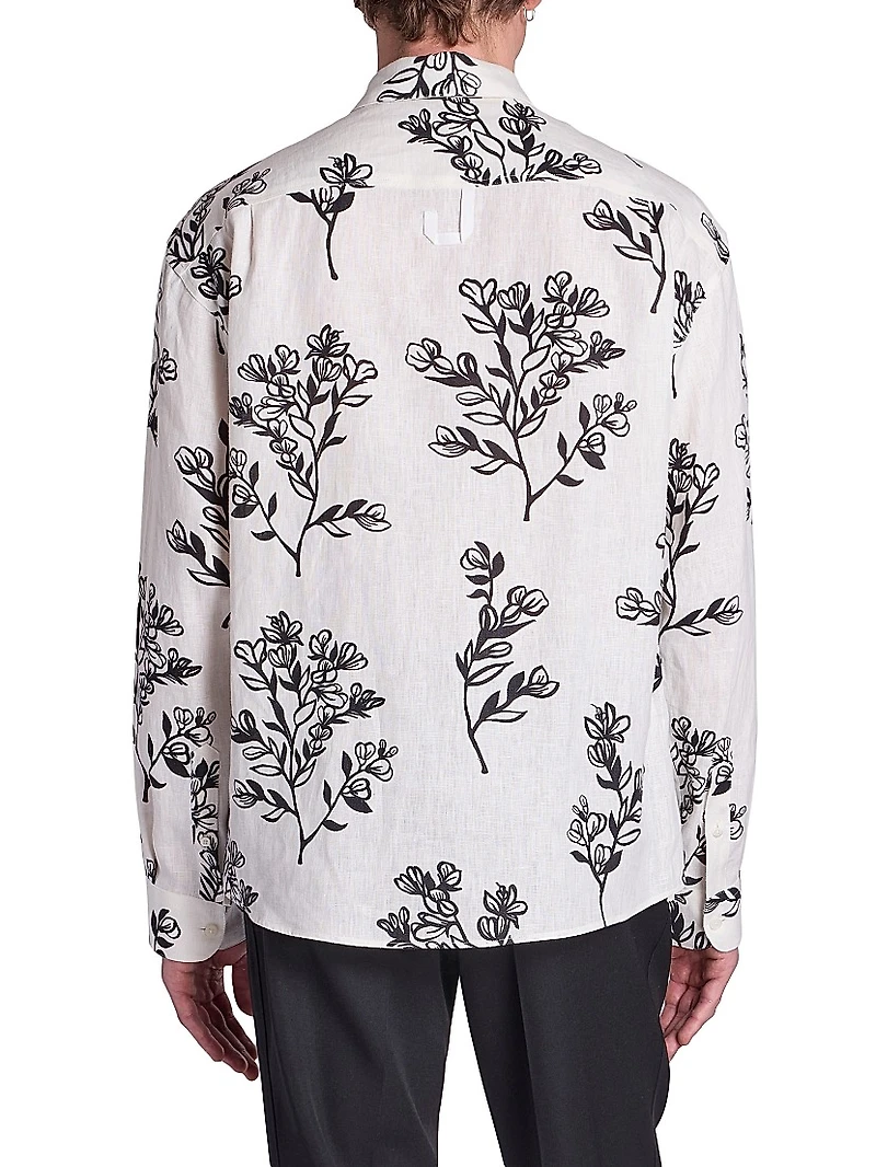 Simon Floral Cotton Shirt