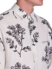 Simon Floral Cotton Shirt