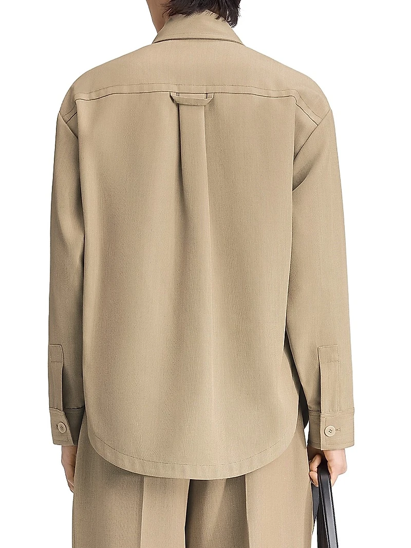 Mountain Wool-Blend Shirt Jacket