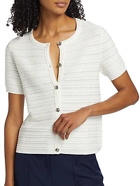 The Jenny Pointelle Cardigan