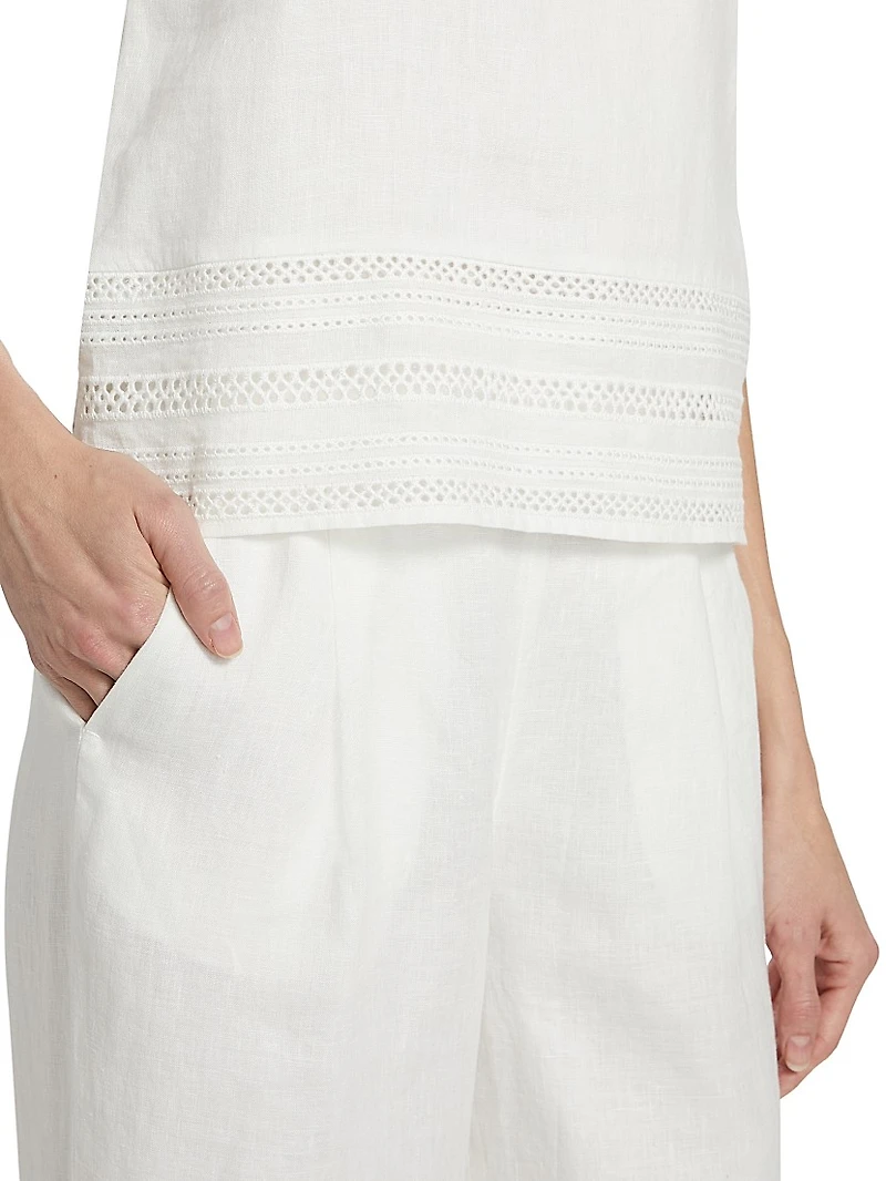 Adelle Linen Tank Top