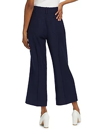 Brigid Pintuck Culotte Pants