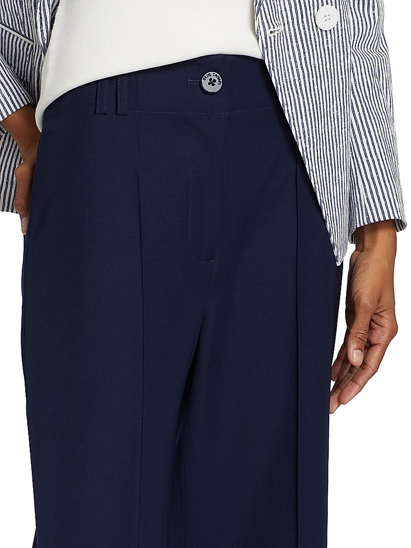 Brigid Pintuck Culotte Pants