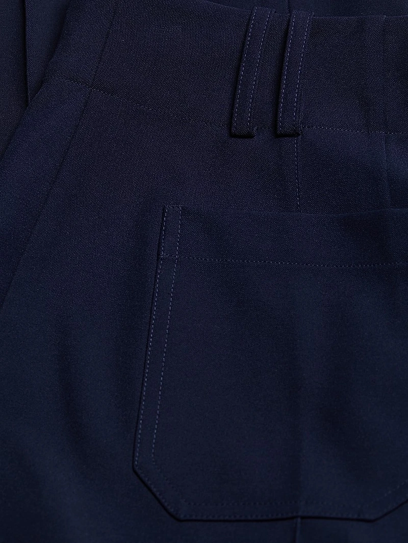 Brigid Pintuck Culotte Pants