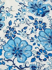 Madeline Floral Silk-Blend Blouse