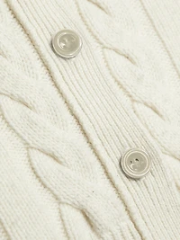 Rita Wool-Cashmere Crop Cardigan