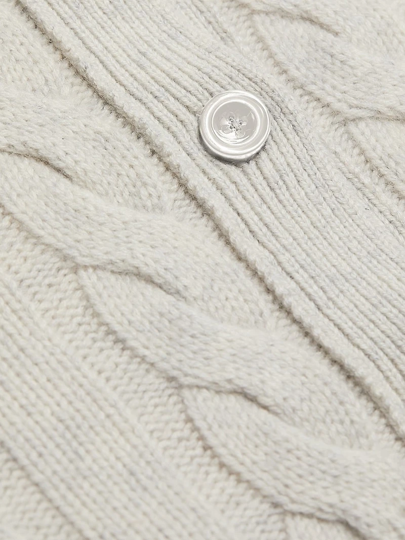 Rita Wool-Cashmere Crop Cardigan