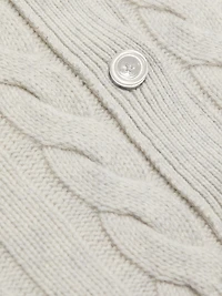 Rita Wool-Cashmere Crop Cardigan