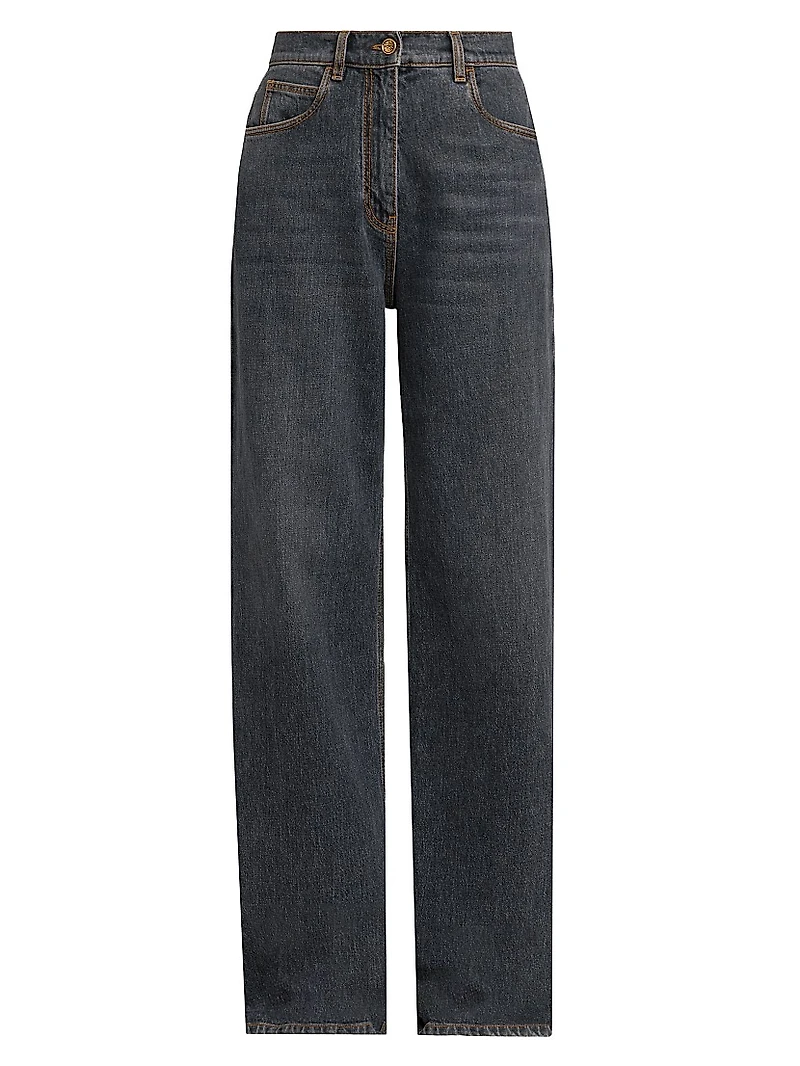 High-Rise Wide-Leg Jeans