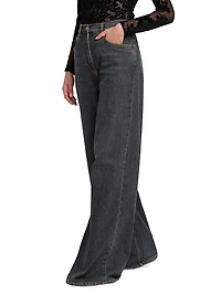 High-Rise Wide-Leg Jeans