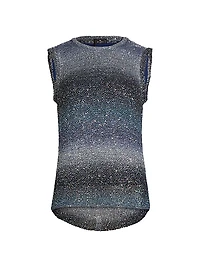 Sequined Gradient Top