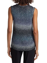 Sequined Gradient Top