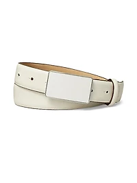 Leather Plate Belt