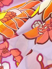 Monica Floral Chiffon Halter Blouse