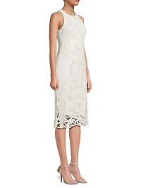 Reena Crochet Sleeveless Midi-Dress