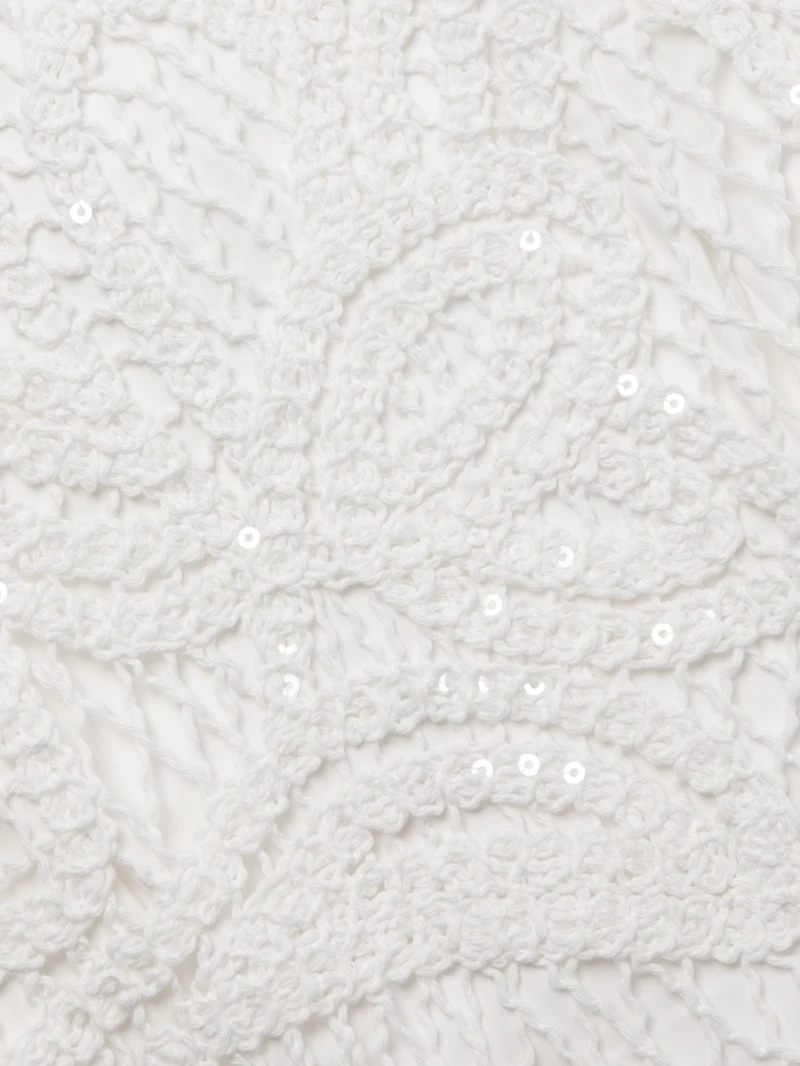 Reena Crochet Sleeveless Midi-Dress