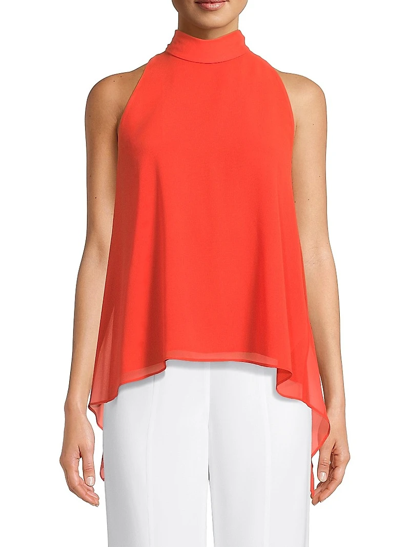 Perry Chiffon Sleeveless Blouse