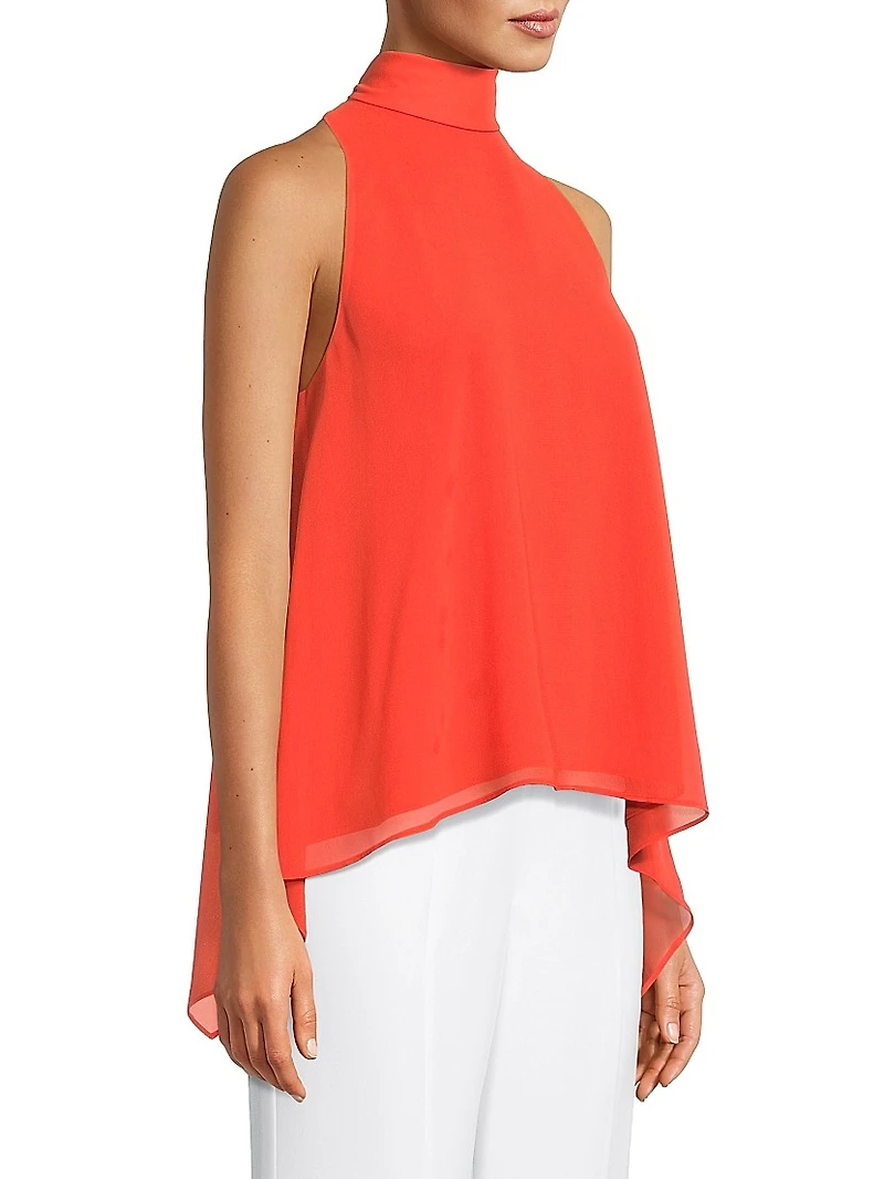 Perry Chiffon Sleeveless Blouse