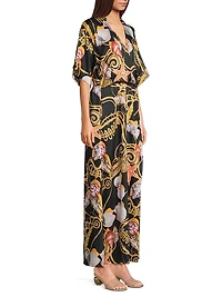 Winny Seashell Wrap Maxi Dress