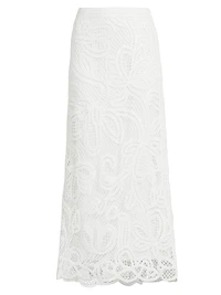 Rachael Crochet Sequin Maxi Skirt