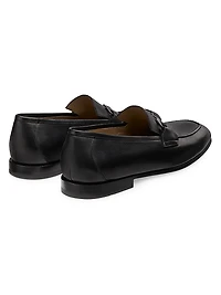 Club Luxe-Bit Leather Loafers