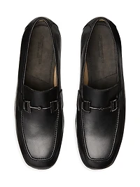 Club Luxe-Bit Leather Loafers