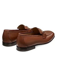 Club Luxe-Bit Leather Loafers