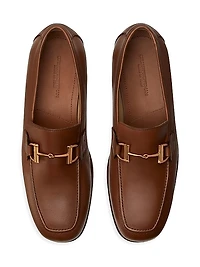 Club Luxe-Bit Leather Loafers