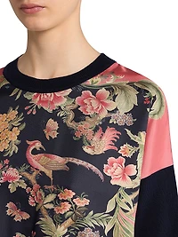 Chinoiserie Silk Top