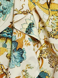 Salima Floral Crepe De Chine Minidress