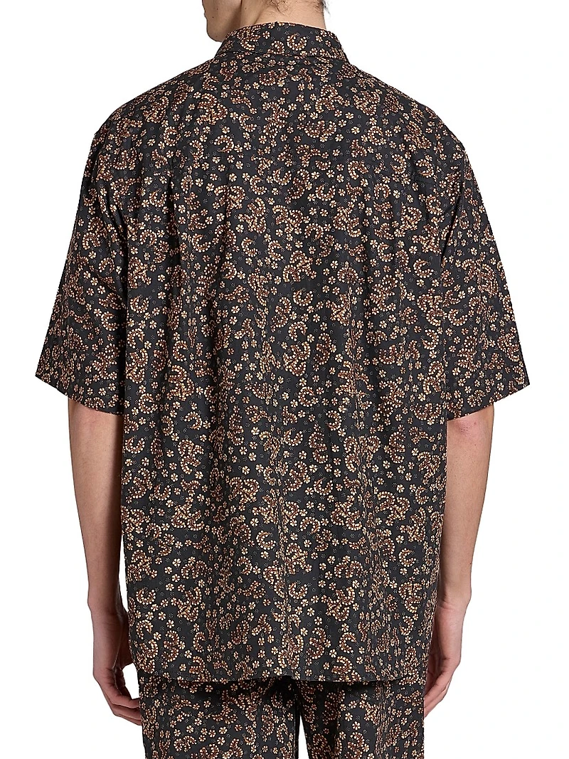 Labilio Floral Button-Front Shirt