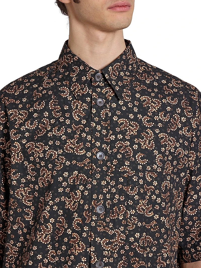 Labilio Floral Button-Front Shirt