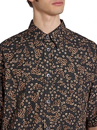 Labilio Floral Button-Front Shirt