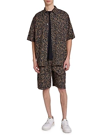 Labilio Floral Button-Front Shirt