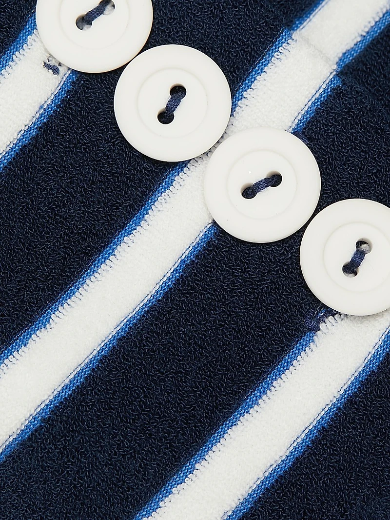 Ortiz Striped Double-Breasted Jacket