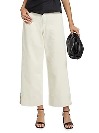 Andi High-Rise Cuffed Ankle Jeans