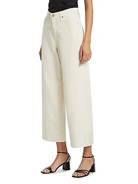 Andi High-Rise Cuffed Ankle Jeans
