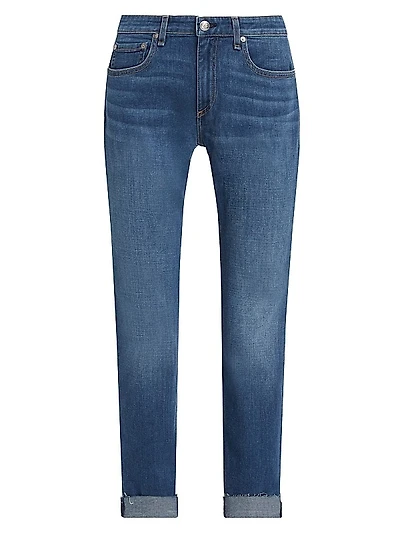 Dre Low-Rise Slim-Fit Boyfriend Jeans