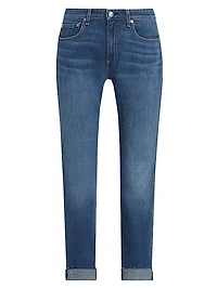 Dre Low-Rise Slim-Fit Boyfriend Jeans