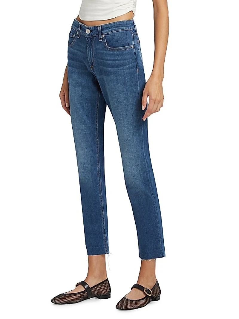 Dre Low-Rise Slim-Fit Boyfriend Jeans