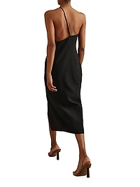 Suri Asymmetric Midi-Dress