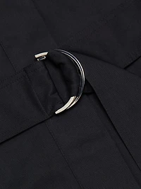 Aimie Belted Stretch Poplin Shirtdress