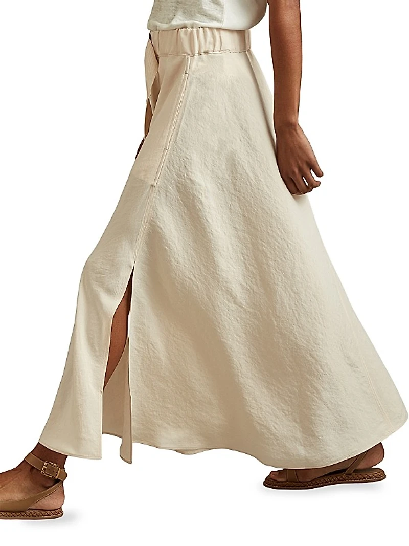 Kori Belted A-Line Skirt