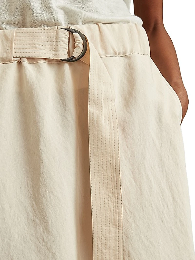 Kori Belted A-Line Skirt