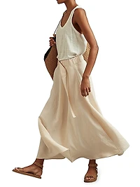 Kori Belted A-Line Skirt