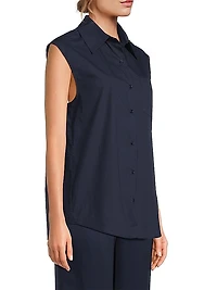 Wes Cotton Sleeveless Shirt