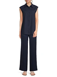 Wes Cotton Sleeveless Shirt