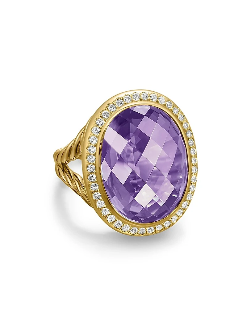 Albion Oval Ring 18K Yellow Gold