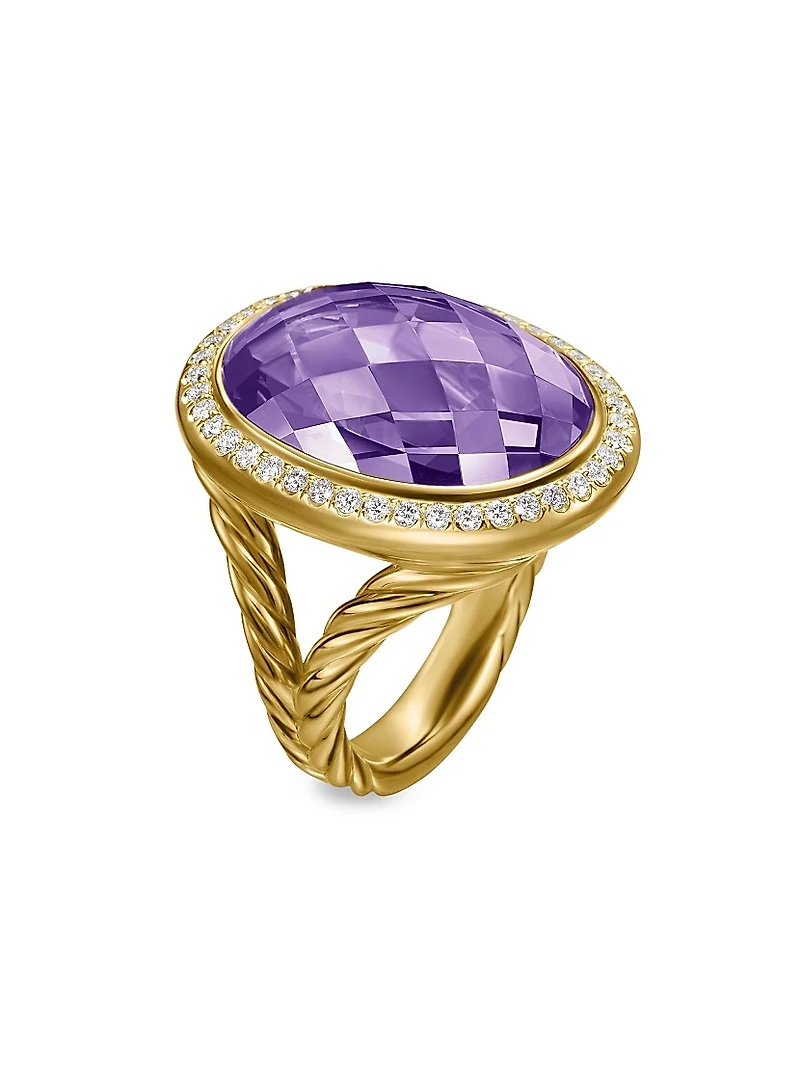 Albion Oval Ring 18K Yellow Gold